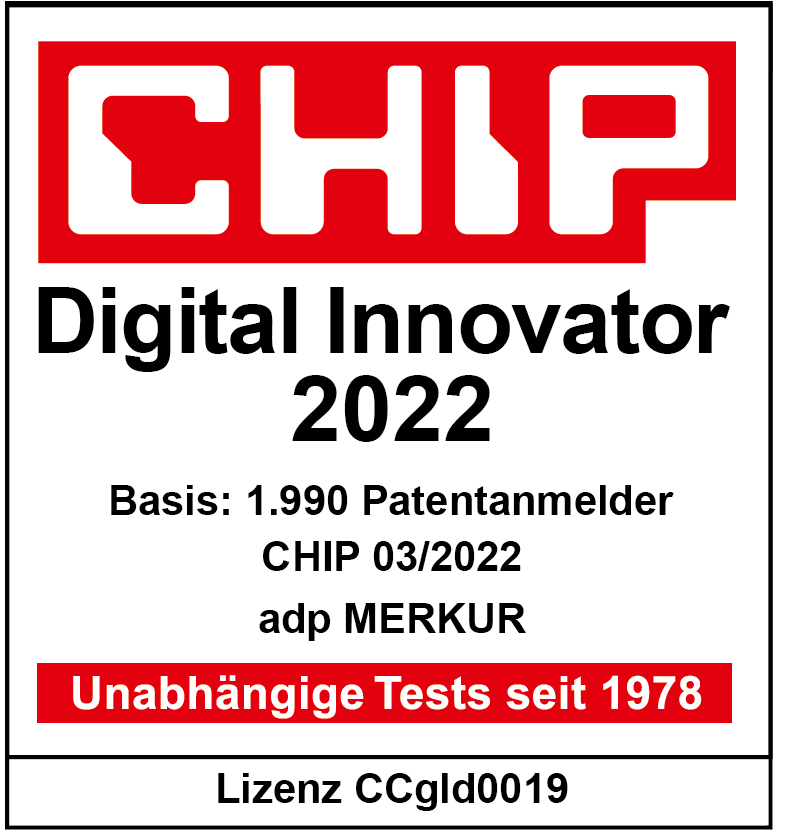2022-03-28 Für Innovationskraft ausgezeichnet_Siegel Digital Innovator 2022